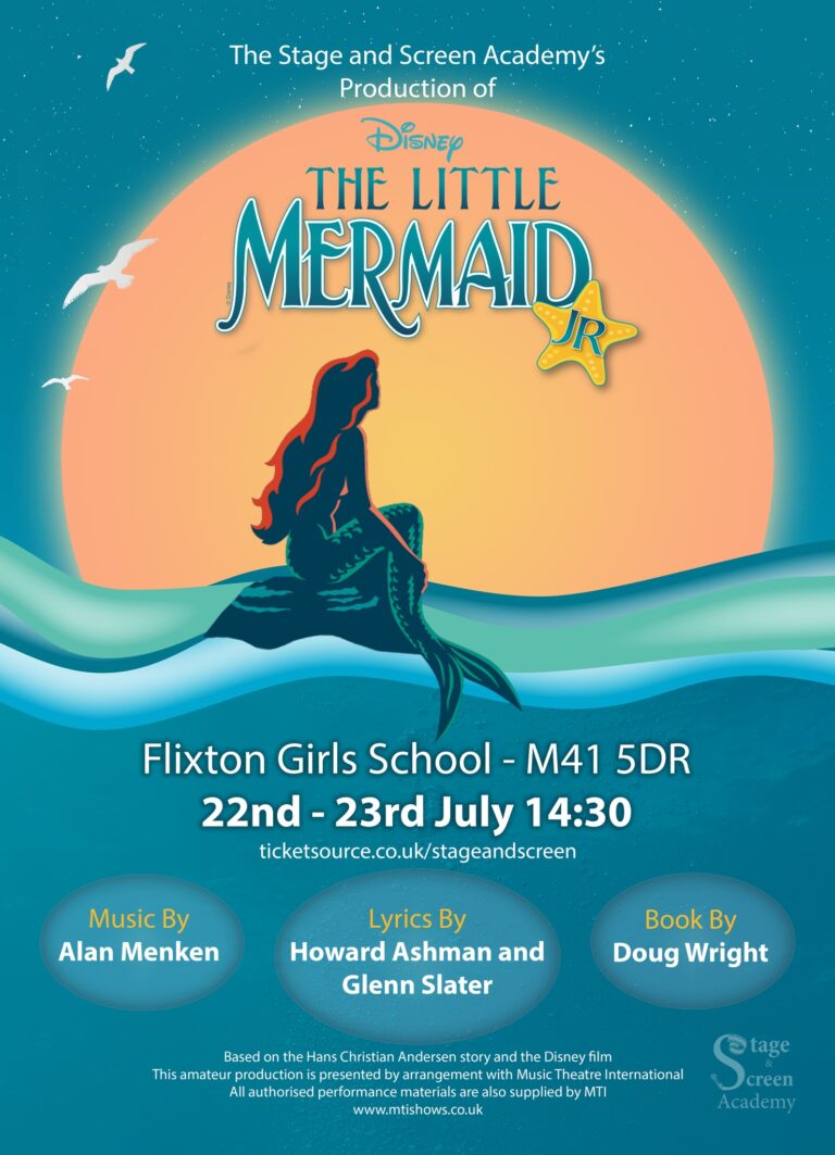 The Little Mermaid JR poster